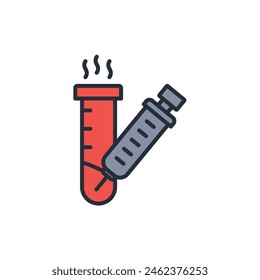 laboratory rat icon. vector.Editable stroke.linear style sign for use web design,logo.Symbol illustration.