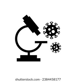 Laborrecherchensymbol-Design. einzeln auf weißem Hintergrund. Vektorgrafik