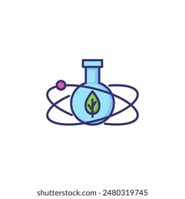 Laboratory research line icon. Science, biology, investigation. Science concept. Vector illustration for topics like science, investigation, biology