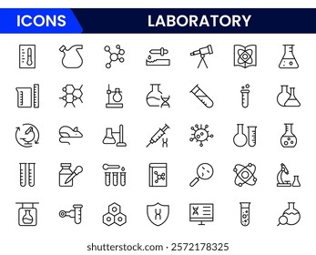 laboratory, research, scientist, experiment, lab, science, chemical, toxic, microscope, Vector illustration