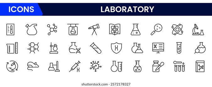 laboratory, research, scientist, experiment, lab, science, chemical, toxic, microscope, Vector illustration