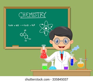 Chemistry Lab Cartoon High Res Stock Images Shutterstock
