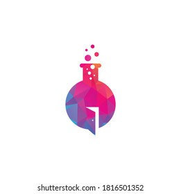 Laboratory Room vector logo template. Lab and room logo design icon