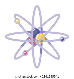 laboratory science atom molecule icon