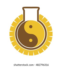 Laboratory, Science, Chemical logo design template