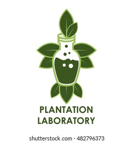 Laboratory, Science, Chemical logo design template