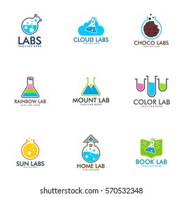 Laboratory science logo design