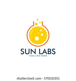 Laboratory science logo design