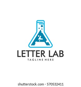 Laboratory science logo design