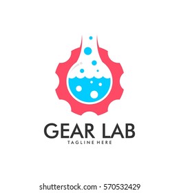 Laboratory science logo design