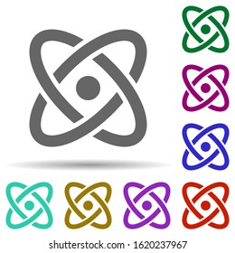 Laboratory, science in multi color style icon. Simple glyph, flat vector of laboratory icons for ui and ux, website or mobile application