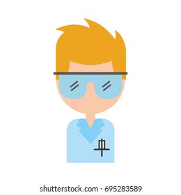 Laboratory scientist avatar character