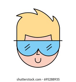 Laboratory scientist avatar character