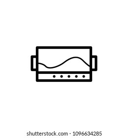 laboratory screen icon. Element of science icon for mobile concept and web apps. Thin line laboratory screen icon can be used for web and mobile on white background