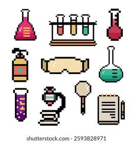 laboratory set bundle pixel art