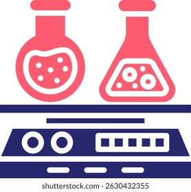 Laboratory Shaker Icon Fill Vector Illustration