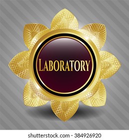 Insignia brillante de laboratorio