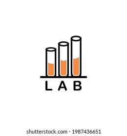 Laboratory simple flat icon logo