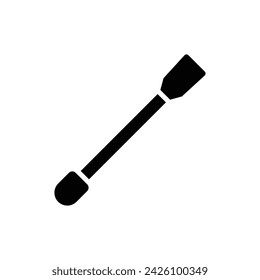 Laboratory Spatula Filled Icon Vector Illustration