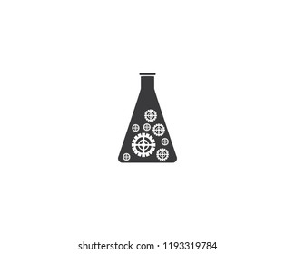 Laboratory symbol illustration