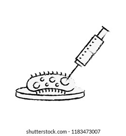 laboratory syringe inject bacteria discovery