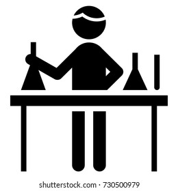 laboratory technician profession icon