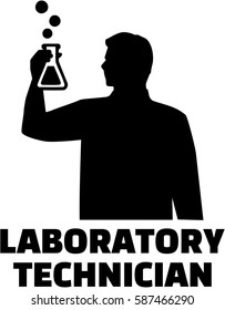 Laboratory Technician Silhouette