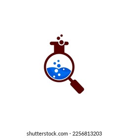 laboratory template vector logo design