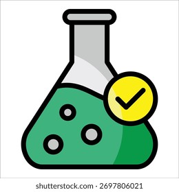 Laboratory Test Icon Element For Design