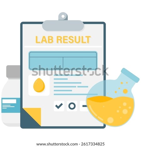 Laboratory test results report, essential health record