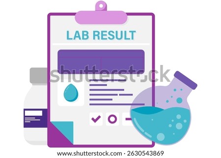 Laboratory test results report, essential health record