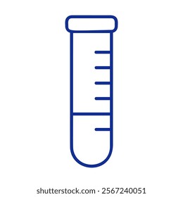 Laboratory Test Tube Icon. Medical Line Icon