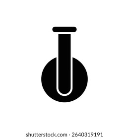 Laboratory Test Tube Icon for Science and Medical Research