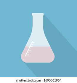 Labortestrohrsymbol - Vektorillustration