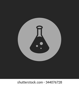 laboratory test tube isometric 3d icon