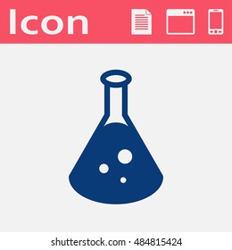 laboratory test tube isometric 3d icon