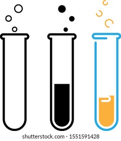 Laboratory Test Tube Vector Illustration