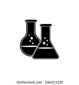 laboratory test tubes icon. Element of education and science illustration. Premium quality graphic design icon. Signs and symbols collection icon for websites, web design on white background