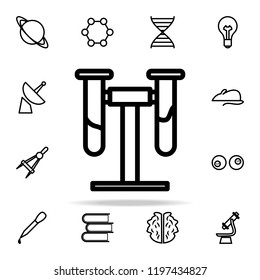 laboratory test tubes icon. Science icons universal set for web and mobile