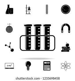 laboratory test tubes icon. The science icons universal set for web and mobile
