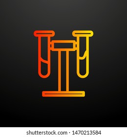 laboratory test tubes nolan icon. Elements of science set. Simple icon for websites, web design, mobile app, info graphics