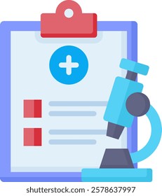 Laboratory Testing Icon Flat Vector Illustration