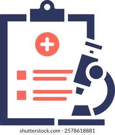 Laboratory Testing Icon Mixed Vector Illustration