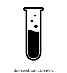 Laboratory tube icon design. Laboratory tube icon in trendy flat style design. Vector illustration.