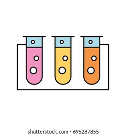 laboratory tube test with Burner base