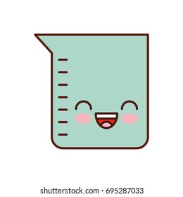 laboratory tube test kawaii character