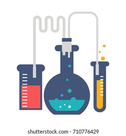 laboratory tubes icon