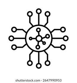Laboratory vector icon. lab illustration sign. tests symbol. Chemistry web icon.