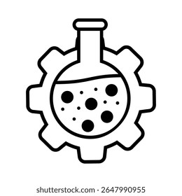 Laboratory vector icon. lab illustration sign. tests symbol. Chemistry web icon.