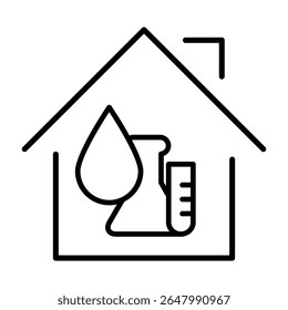 Laboratory vector icon. lab illustration sign. tests symbol. Chemistry web icon.